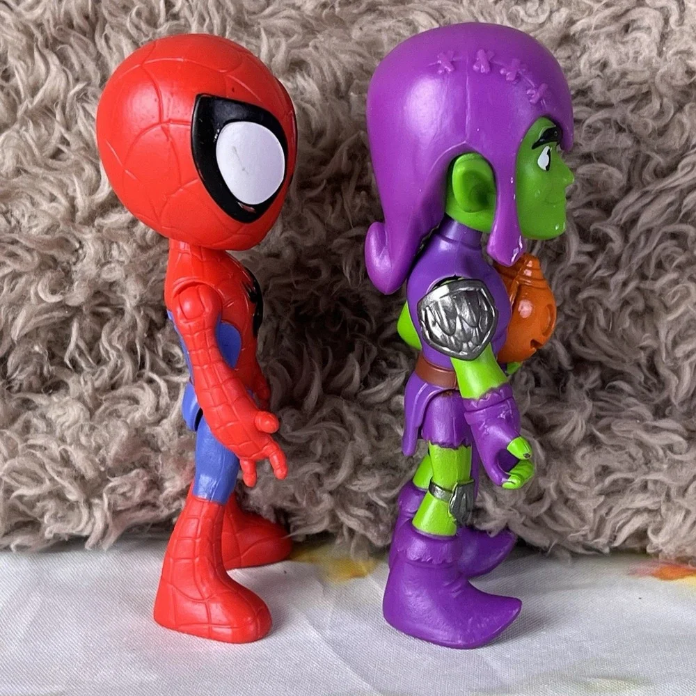 Hasbro Marvel Spidey and His Amazing Friends SPIDERMAN GREEN GOBLIN Toy Figures
